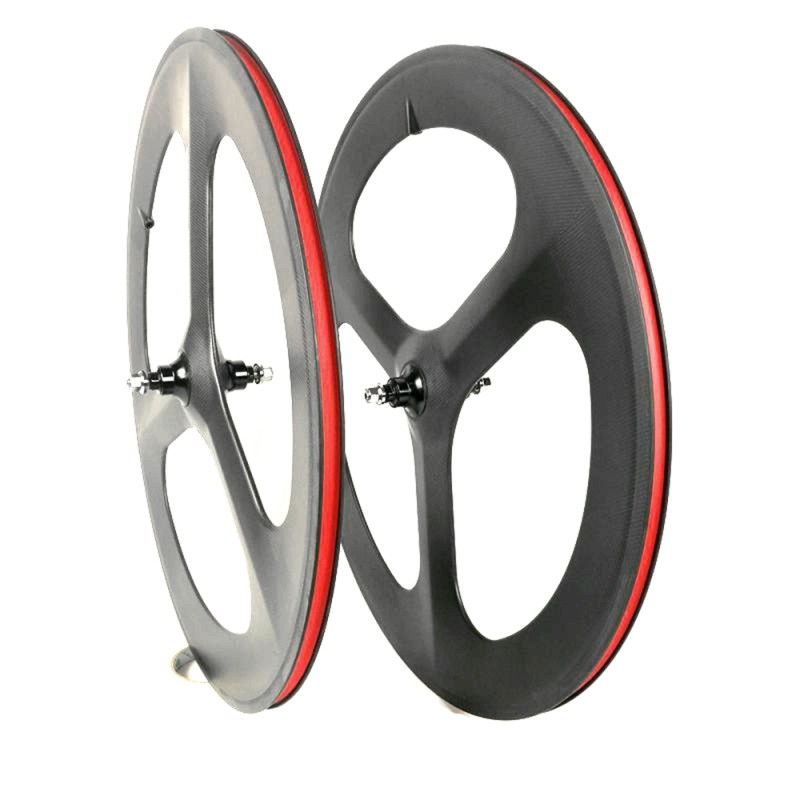 Carbon Road Bike Supplier - Tri-Spoke Wheel Tubular Clincher Track