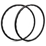 MTB Carbon Rim Manufacturer - Wavy 29er Asymmetric 28H Carbon Wheels