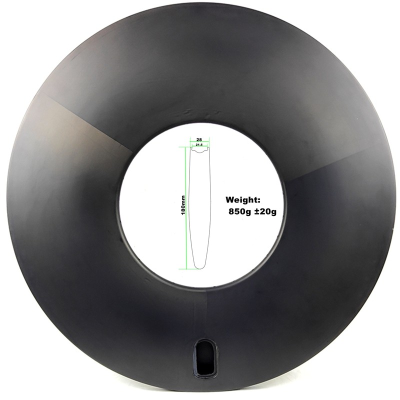 Carbon Rim Factory - Road/Track 700C UD Matte 28mm Width 180mm Depth