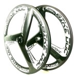 Carbon Fiber Wheel Manufacturer - Tri Spoke Aerodynamic Road Track Clincher