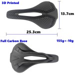 Carbon 3D Printed Factory - Ultralight 155G Bike Seat Men Women