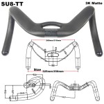 Carbon Cycling Supplier - Track Handle 325/350mm UCI Sprint Matte