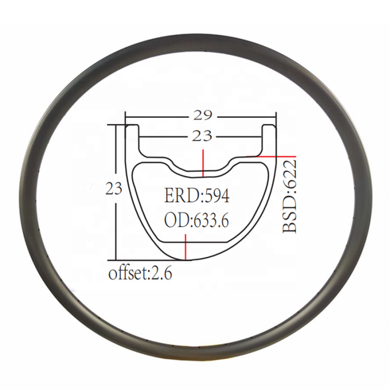 Enduro Rim Manufacturer - Super Light Weight Asymmetric 29er Carbon