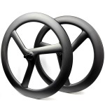 Carbon Wheelset Factory - Full 700C 3 Spoke 58mm Tubular Tubeless