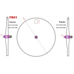 Carbon Dsic Wheel Factory - Ultralight 28mm Wide Tubular Front 870g