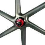 MTB Carbon Wheelset Factory - Lefty Hub Tubeless 6 Spoke Wheels