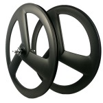 Carbon Fiber Wheel Manufacturer - Tri Spoke Aerodynamic Road Track Clincher