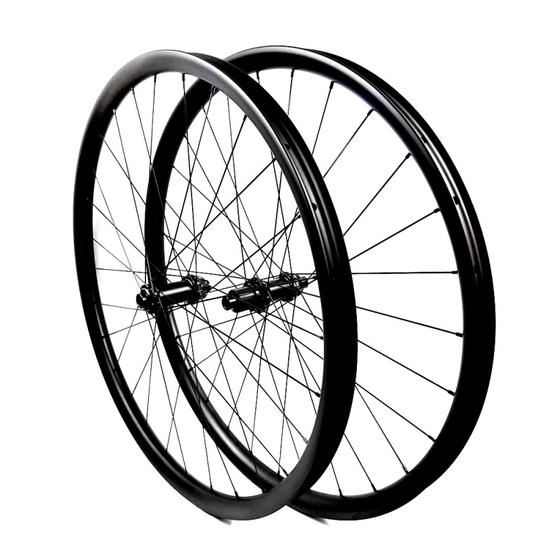 MTB Bicycle Wheels Manufacturer - Full Carbon 25mm High 35mm Wide ASymmetrical