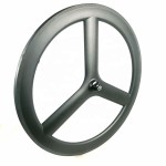 Track Carbon Wheel Manufacturer - Fixed Gear 3 Spoke 58mm Aero Spoke