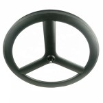 Track Carbon Wheel Manufacturer - Fixed Gear 3 Spoke 58mm Aero Spoke