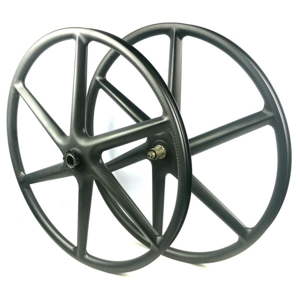 MTB Carbon Wheelset Factory - Lefty Hub Tubeless 6 Spoke Wheels