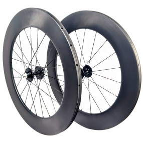 Tubular Wheel Manufacturer - 88MM Tubular 23MM Carbon Fixed Gear