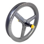 Carbon Rims Manufacturer - 12 Inch Clincher Three Spoke BMX Folding