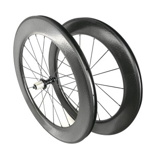 Carbon Bicycle Wheels Factory - Dimpled Surface 80mm High 25mm Wide