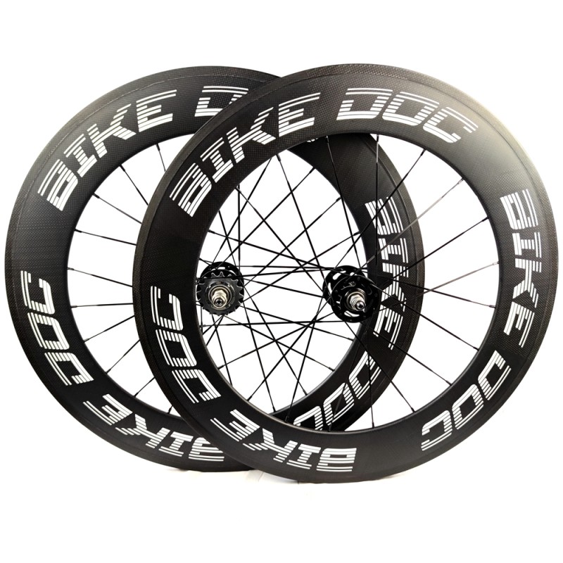 Fixie Wheel Supplier - 700C Track Carbon Rim 88MM Tubular Clincher