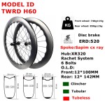Carbon Wheelset Supplier - UD Matte Disc Road 60mm Racing Bike