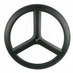 Track Carbon Wheel Manufacturer - Fixed Gear 3 Spoke 58mm Aero Spoke
