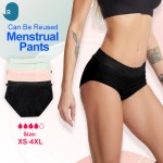 Menstrual Panties Manufacturer - Lace Waistband Organic Cotton