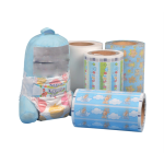 PP前胶带工厂-PP侧胶带绿蓝色