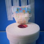 PP侧胶带生产商-绿蓝色婴儿用