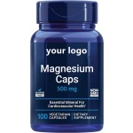 OEM Dietary Supplement Magnesium Capsules Support for Energy, Joints, Muscles, Heart, and Bones.