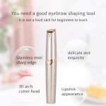 LED Electric Eyebrow Trimmer Pen Hair Remover Painless Lady Rechargeable Mini Eye Brow Shaver Razor High Quality
