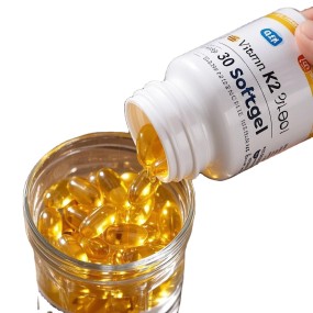 OEM Healthy Supplement Vitamin K2 Softgel with Private Label