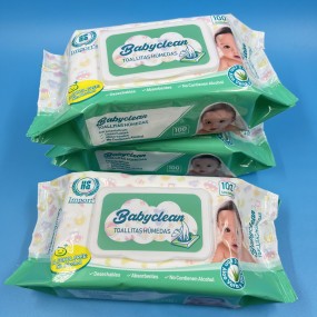 Wet Wipes Factory - Wholesale ECO 100pcs Aloe
