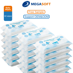 婴儿湿巾工厂-抗过敏有机60片批量
