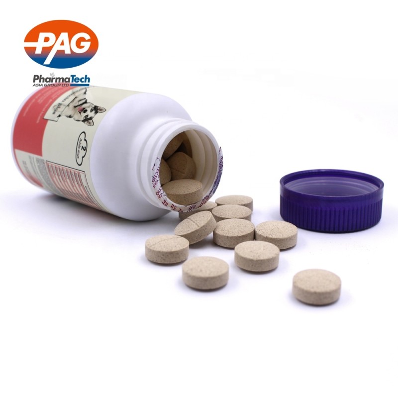 Private Label Pet Bottle Supplements Multivitamin Animals Chews Tablet for Dogs