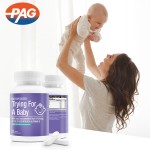 PAG Private Label Trying for Having Baby Folic Acid Nutritional Supplement Prenatal Care Vitamins Products Women's Tablets