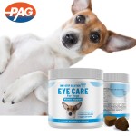 Dog Vitamin Enriched With Salmon Oil Eye Protection Cat & Dog Senior Pet Supplement Eye Health Dog Treats