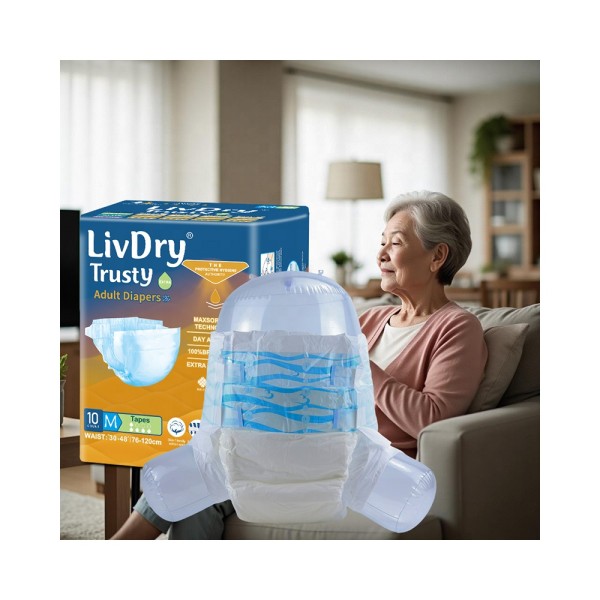 Adult Diaper Manufacturer - LivDry Trusty Super Thick