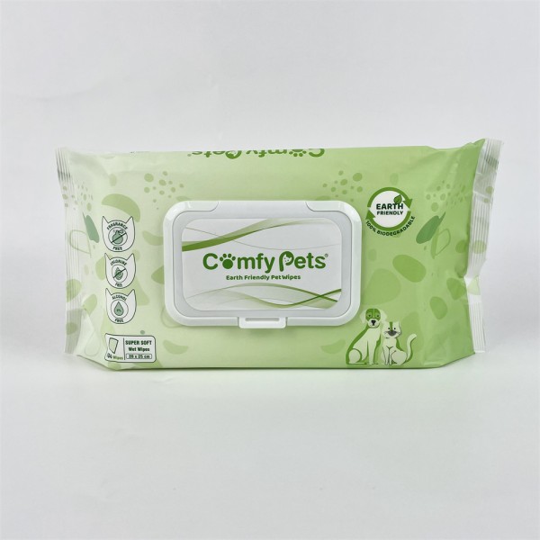 宠物湿巾供应商- disposable 降解竹纤维