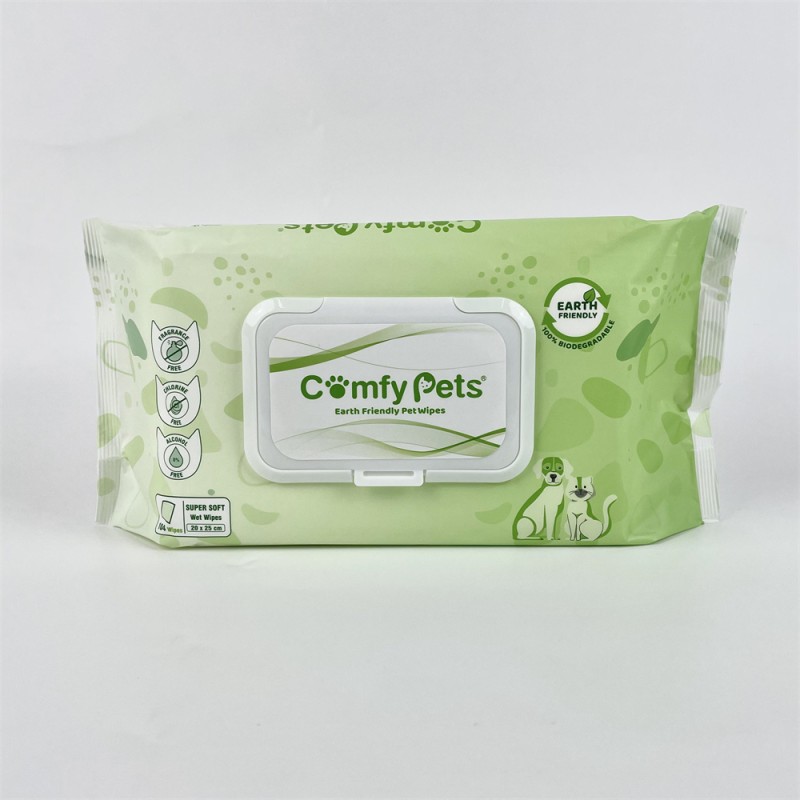 宠物湿巾供应商- disposable 降解竹纤维