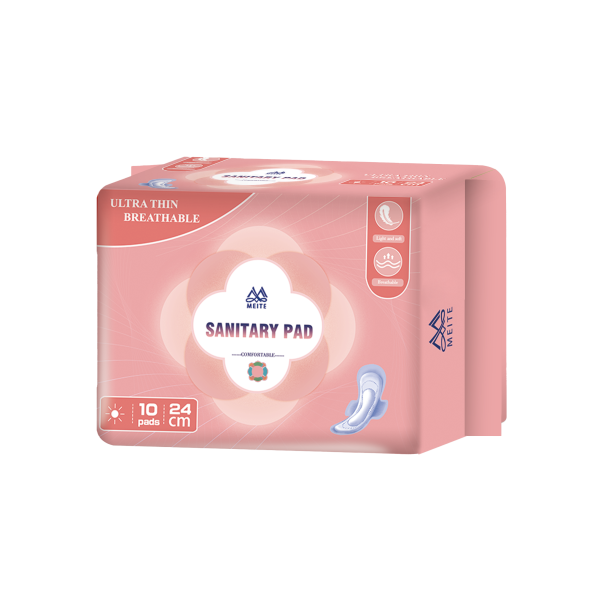 卫生巾源头工厂 - 含负离子芯片棉柔卫生巾批发