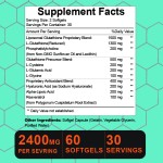 Hot Selling Liposomal Glutathione Softgels Rapid Absorption Antioxidants Supplements Non GMO for Adults