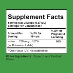 Customizable Private Brand Iodine Supplement Drops Herbal Extract in Bottle Packaging
