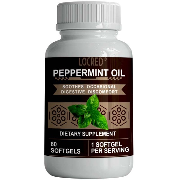 100% Natural Rapid Absorption Peppermint Oil Softgel for Adult Hair Care Face Skin Care Aromatherapy Scalp Body Massage Soap