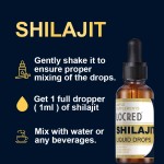 High Quality Shilajit Liquid Drops Essential Minerals Supplement for Adults Natural Energy Boost for Men and Women