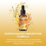 Wholesale OEM/ODM Customizable Nano Liquid Turmeric Curcumin Drops Turmeric Root Extract Supplement with Customizable Labels