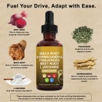 Hot Selling Custom Liquid Extract Supplement Drops Maca Root and Ashwagandha Private Label Plant-Based Supplement