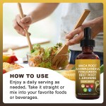 Hot Selling Custom Liquid Extract Supplement Drops Maca Root and Ashwagandha Private Label Plant-Based Supplement