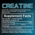 OEM Customizable Sports Nutrition Supplement Sugar-Free Creatine Monohydrate Powder for Energy Private Label Creatine Powder