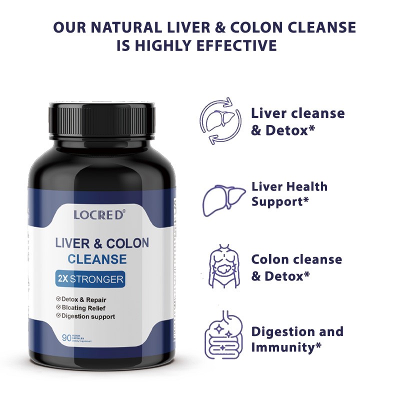 Hot Selling Advanced Non-GMO Colon Cleanse for Adults Gut Detox with Multiple Benefits for Men Women Safe for Pregnant Women