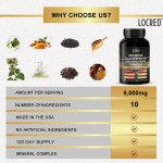 Hot Selling Ashwagandha Ginger Capsules with Raw Sea Moss Black Seed Oil Dosage in Powder Form for Adults-Not for Pregnant Women