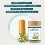 Advanced Gut Health Colon Support Supplement Capsules Cleanse Detox for Improved Digestive Comfort in Adults