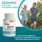 Advanced 15-Day Gut Cleanse Detox Supplement for Adults Hot Selling Factory Direct Healthcare Supplement Supports Digestive
