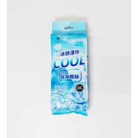清凉湿巾供应商-可定制植物薄荷降温