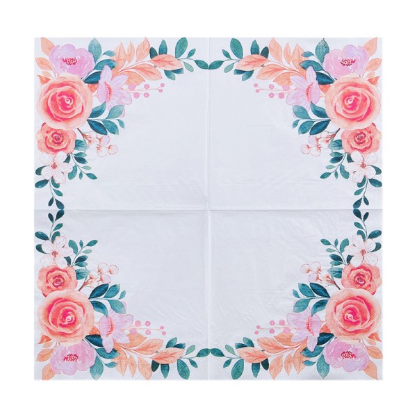 纸餐巾生产厂家-客用纸餐巾动物印花